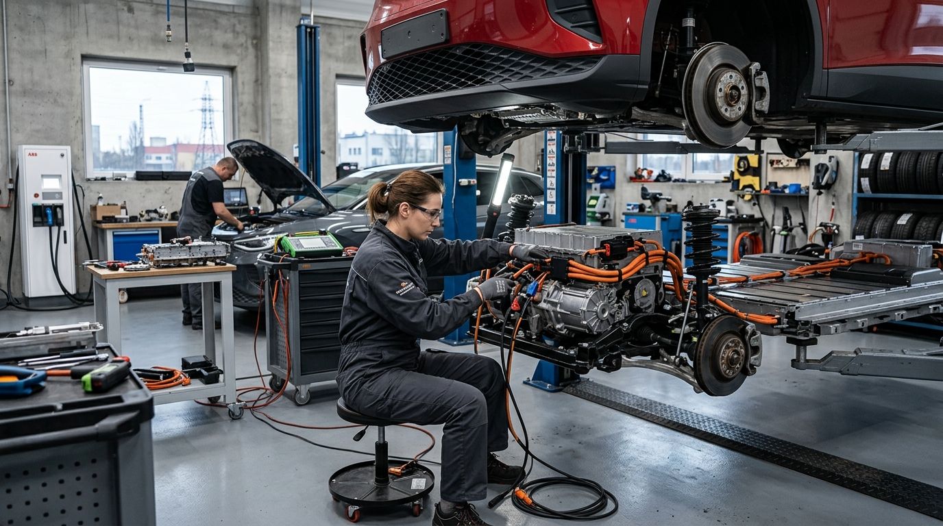 Kluczowe kompetencje: Czego wymagać od serwisu aut zelektryfikowanych?